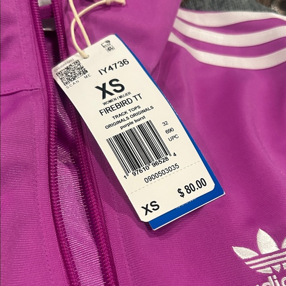Adidas women’s Vibrant Purple Jacket - Picture 2 of 5